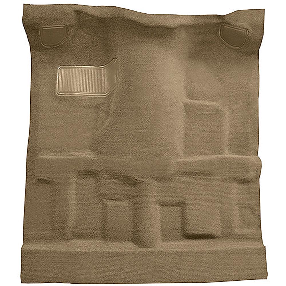 1982-93 S10/S15/Sonoma Regular Cab 4WD Carpet Set Complete Molded Standard Backing Cutpile Cognac