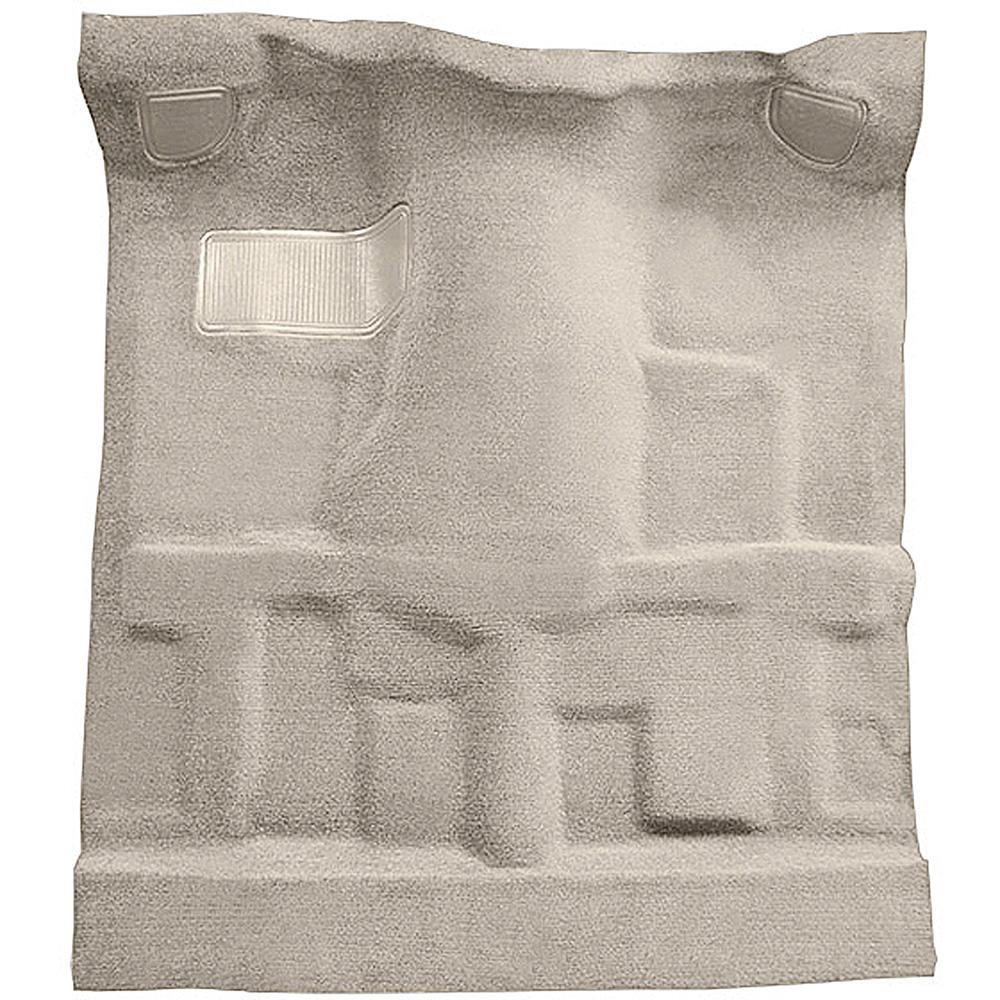 1982-93 S10/S15/Sonoma Regular Cab 4WD Carpet Set Complete Molded Standard Backing Cutpile Silver