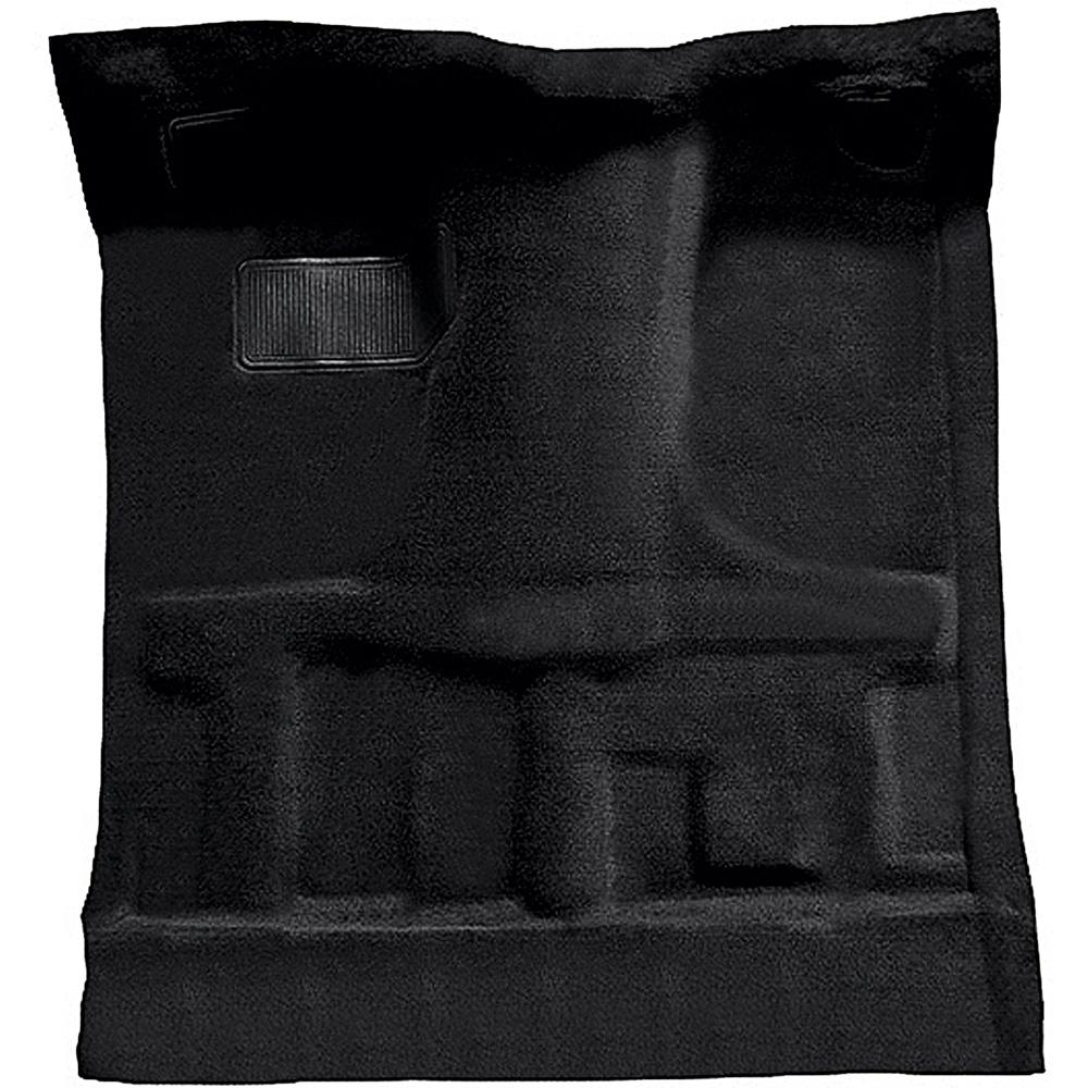 1982-93 S10/S15 Sonoma Regular Cab 2WD Carpet Set Complete Molded Standard Backing Cutpile Black