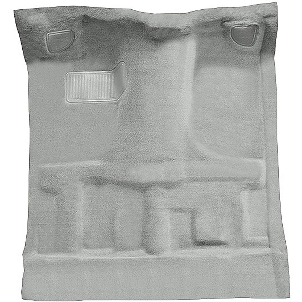 1982-93 S10/S15 Sonoma Regular Cab 2WD Carpet Set Complete Molded Standard Backing Cutpile Silver