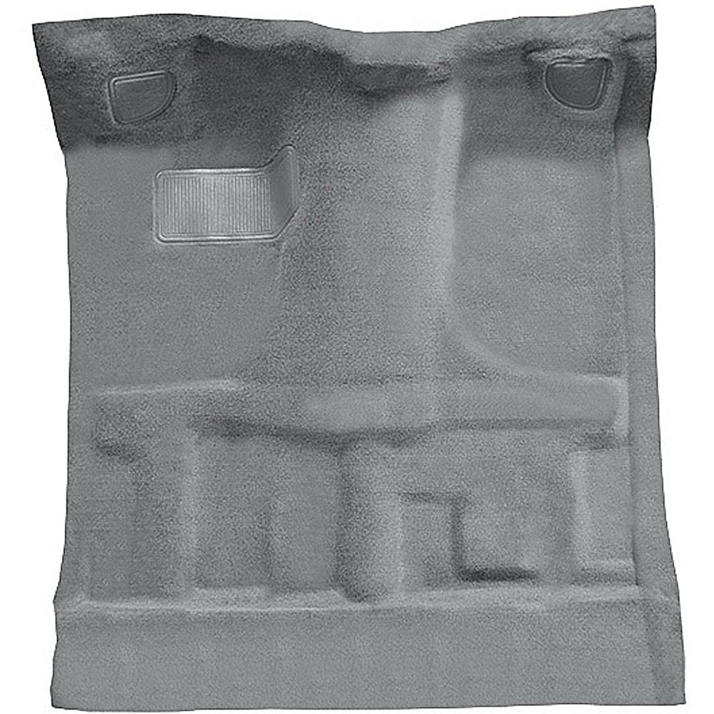 1982-93 S10/S15 Sonoma Regular Cab 2WD Carpet Set Complete Molded Standard Backing Cutpile Medium Gray