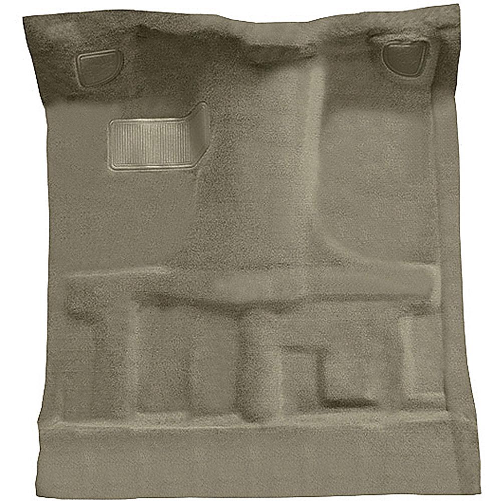 1982-93 S10/S15 Sonoma Regular Cab 2WD Carpet Set Complete Molded Standard Backing Cutpile Medium Beige