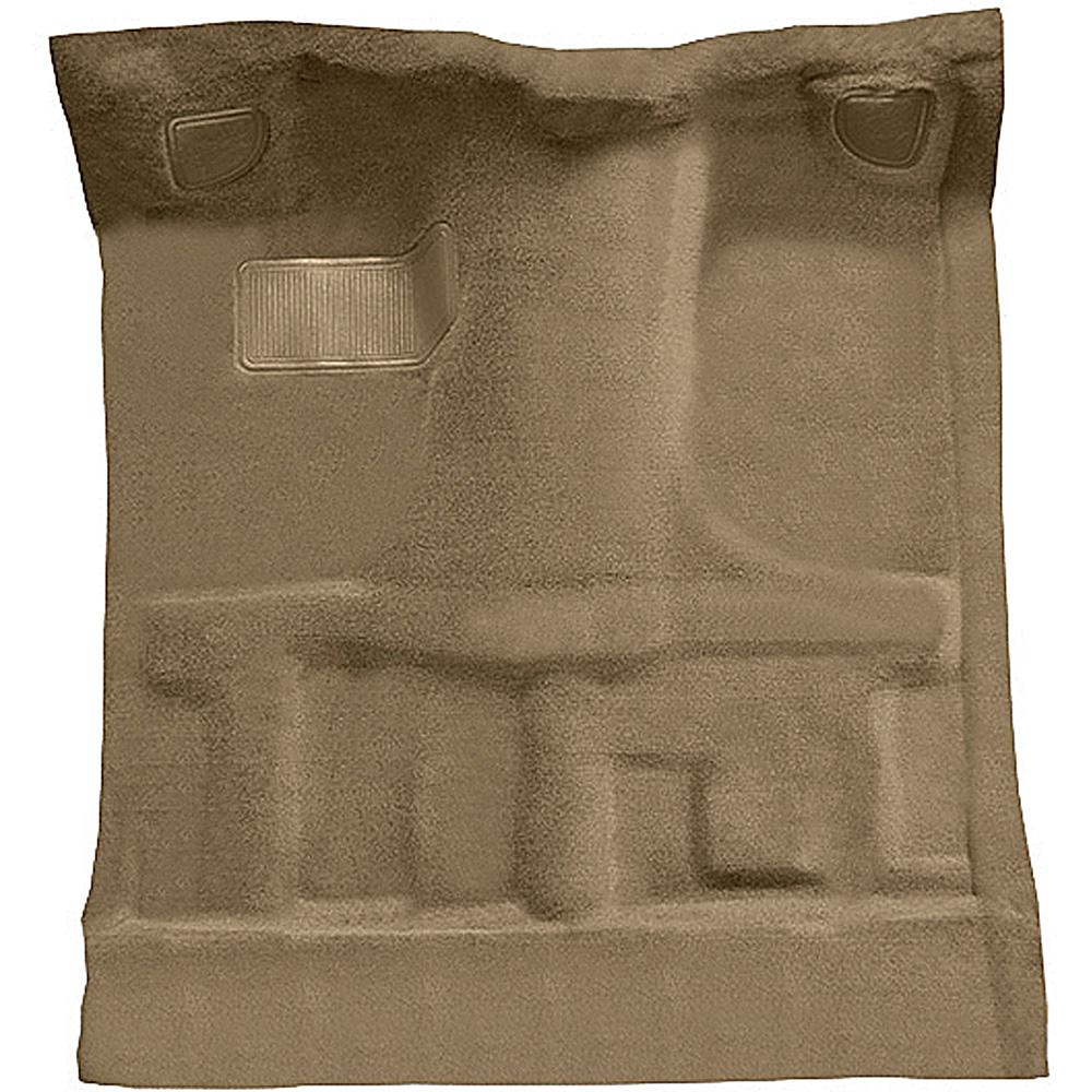 1982-93 S10/S15 Sonoma Regular Cab 2WD Carpet Set Complete Molded Standard Backing Cutpile Cognac