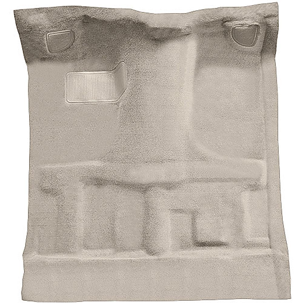 1982-93 S10/S15 Sonoma Regular Cab 2WD Carpet Set Complete Molded Standard Backing Cutpile Silver