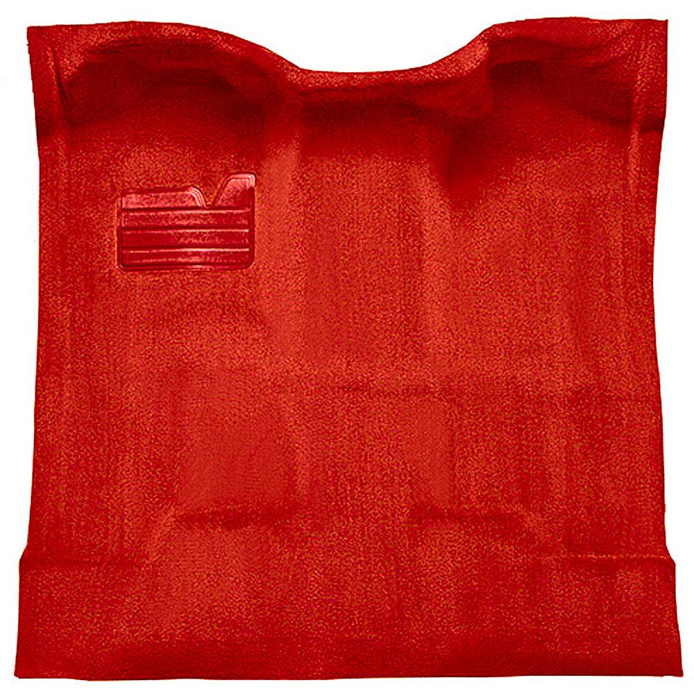 1988-02 Chevrolet/GMC Regular Cab Truck Carpet Set Complete Molded Standard Backing Cutpile Red