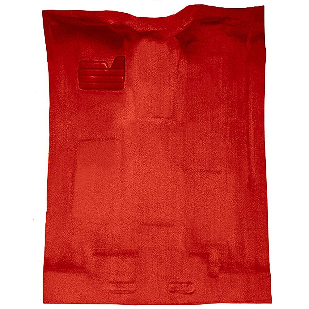1988-02 Chevrolet/GMC Truck Extended Cab w/o Rear AC Carpet Set Complete Molded Standard Backing Cutpile Red