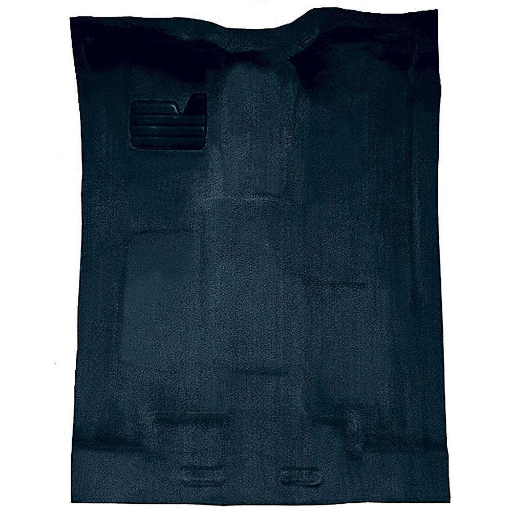 1988-02 Chevrolet/GMC Truck Extended Cab w/o Rear AC Carpet Set Complete Molded Standard Backing Cutpile Dark Blue