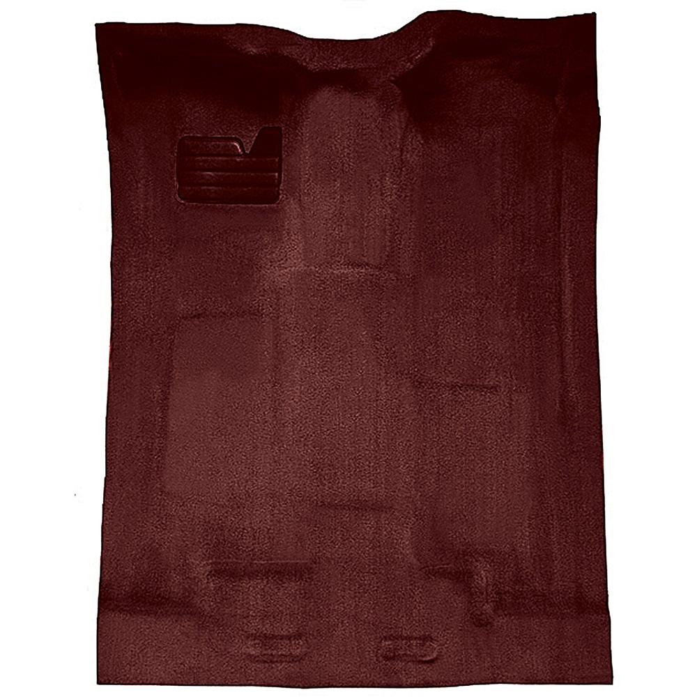 1988-02 Chevrolet/GMC Truck Extended Cab w/o Rear AC Carpet Set Complete Molded Standard Backing Cutpile Maroon