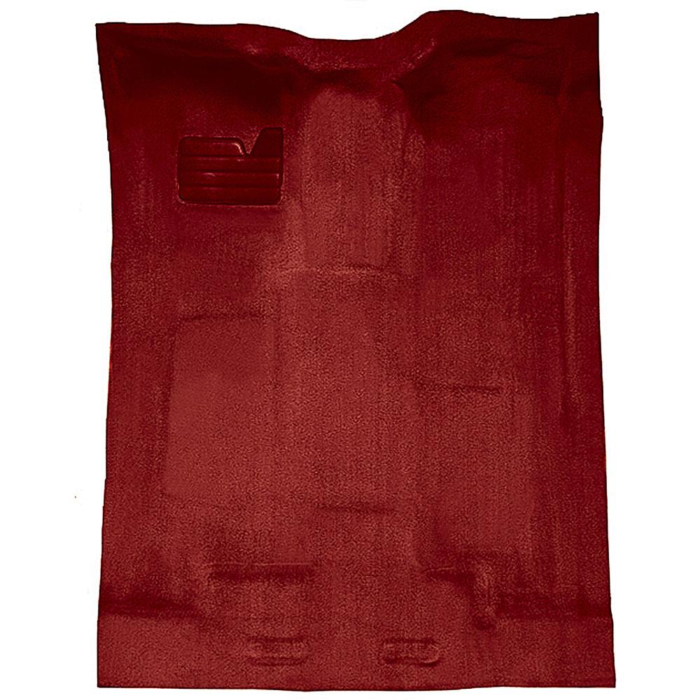 1988-02 Chevrolet/GMC Truck Extended Cab w/o Rear AC Carpet Set Complete Molded Standard Backing Cutpile Oxblood
