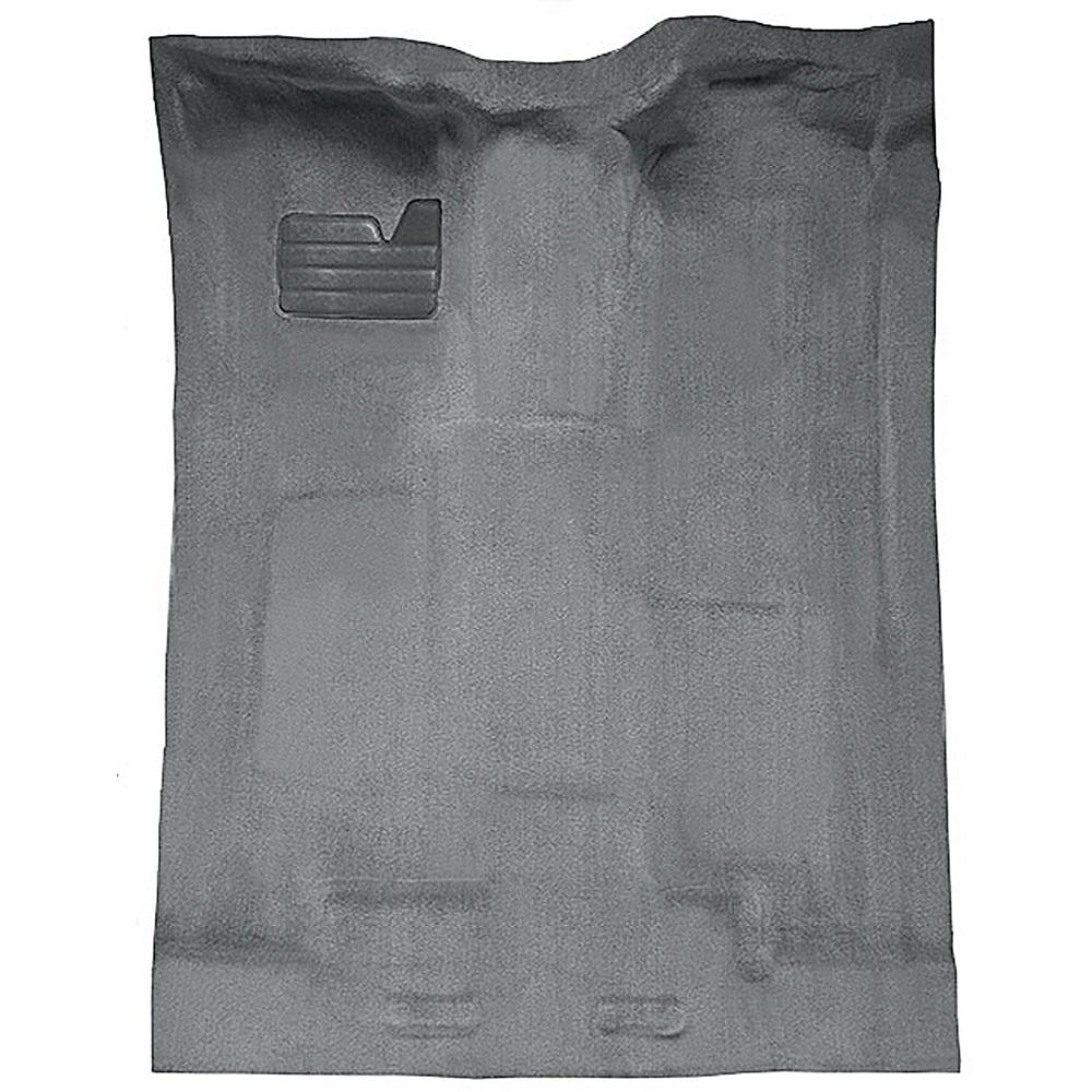 1988-02 Chevrolet/GMC Truck Extended Cab w/o Rear AC Carpet Set Complete Molded Standard Backing Cutpile Medium Gray