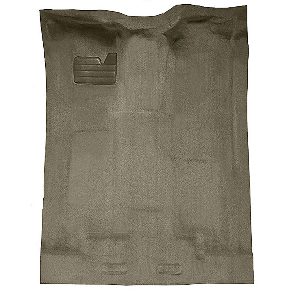 1988-02 Chevrolet/GMC Truck Extended Cab w/o Rear AC Carpet Set Complete Molded Standard Backing Cutpile Medium Beige