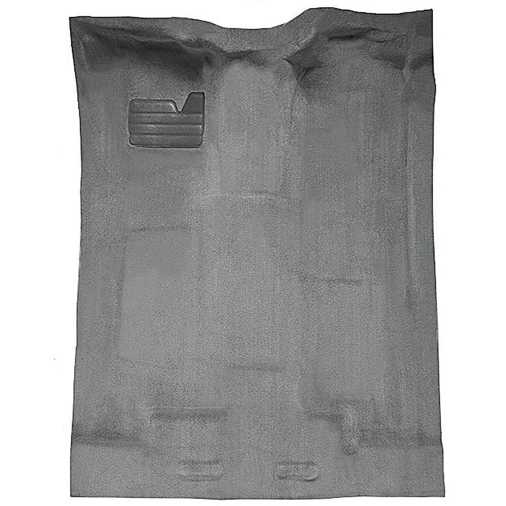 1988-02 Chevrolet/GMC Truck Extended Cab w/o Rear AC Carpet Set Complete Molded Standard Backing Cutpile Medium Gray / Pewter