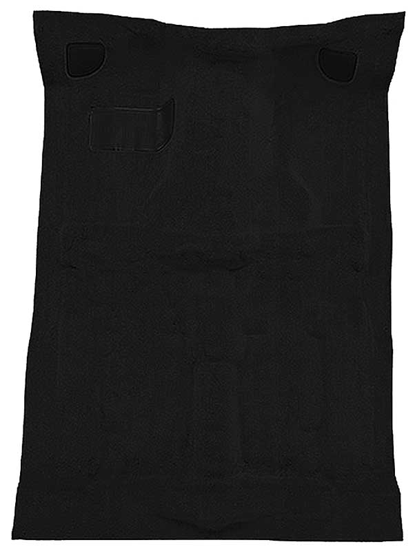 1991-94 S10 Blazer/S15 Jimmy 4-Door Carpet Set Passenger Area Molded Standard Backing Cutpile Black