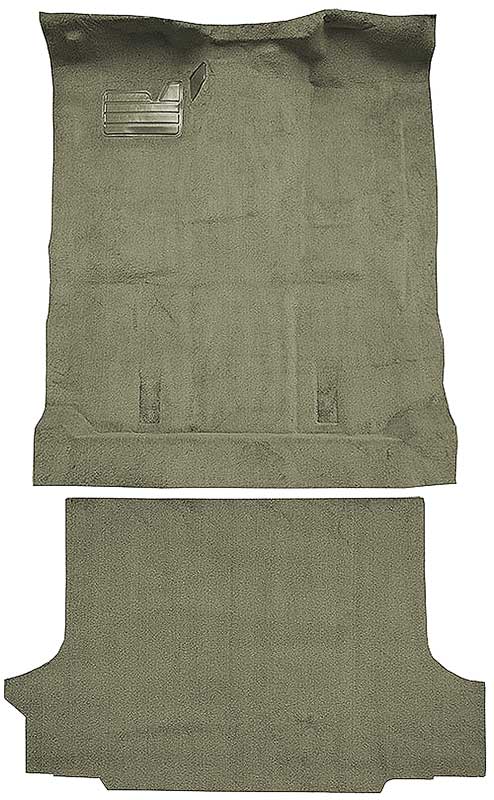 1992-99 Blazer/Tahoe/Yukon Full-Size/2-Door Carpet Set Complete Molded Standard Backing w/o Heat Vents Cutpile Sandalwood