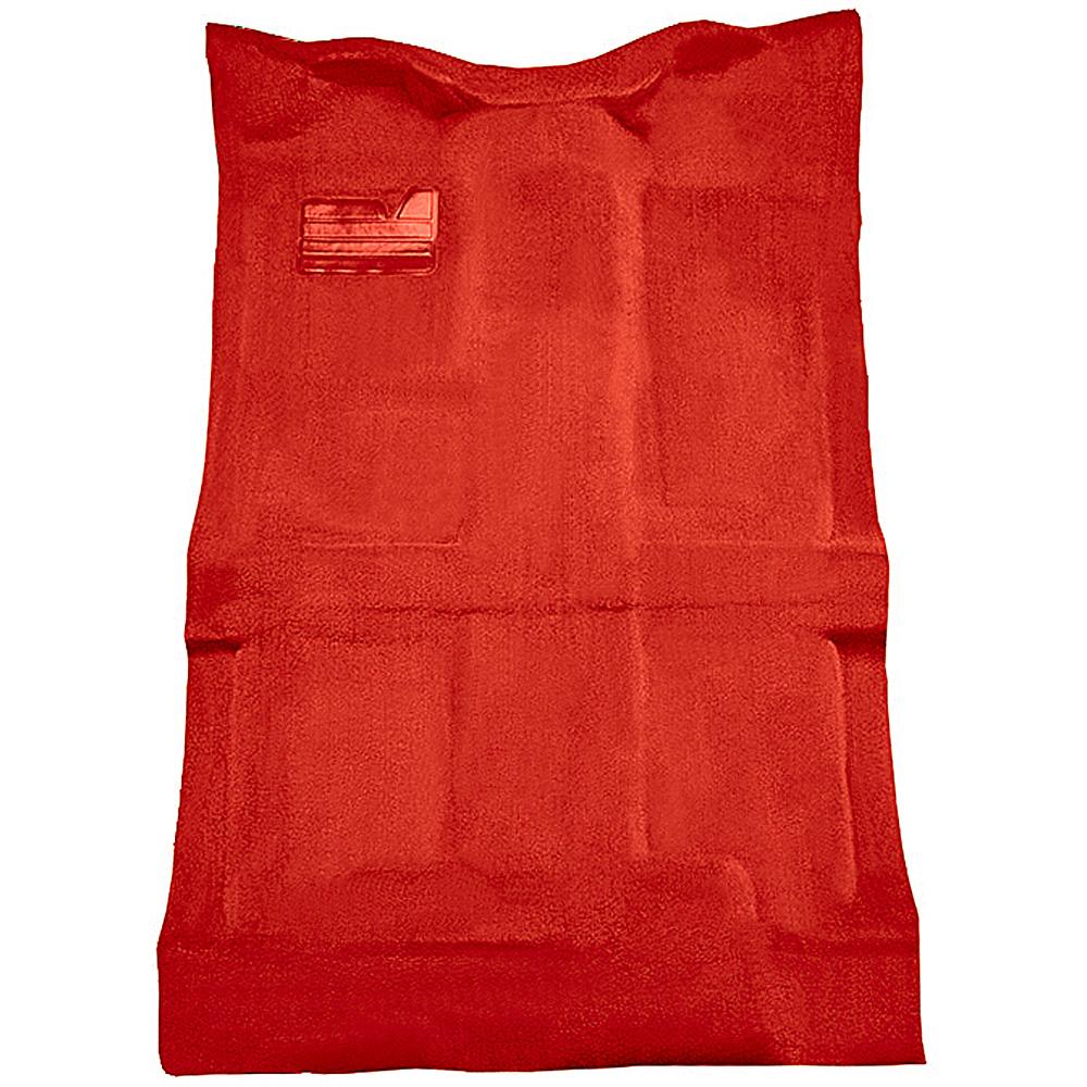 1992-02 Chevrolet/GMC Crew Cab Truck Carpet Set Complete Molded Standard Backing Cutpile Red