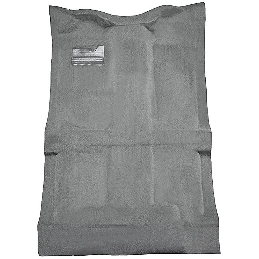 1992-02 Chevrolet/GMC Crew Cab Truck Carpet Set Complete Molded Standard Backing Cutpile Medium Gray / Pewter
