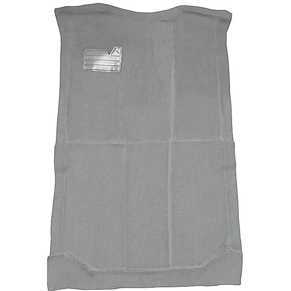 1992-99 Chevrolet/GMC Suburban Carpet Set Passenger Area Die-Cut Cut Pile w/o Heat Vents Standard Backing Medium Gray / Pewter