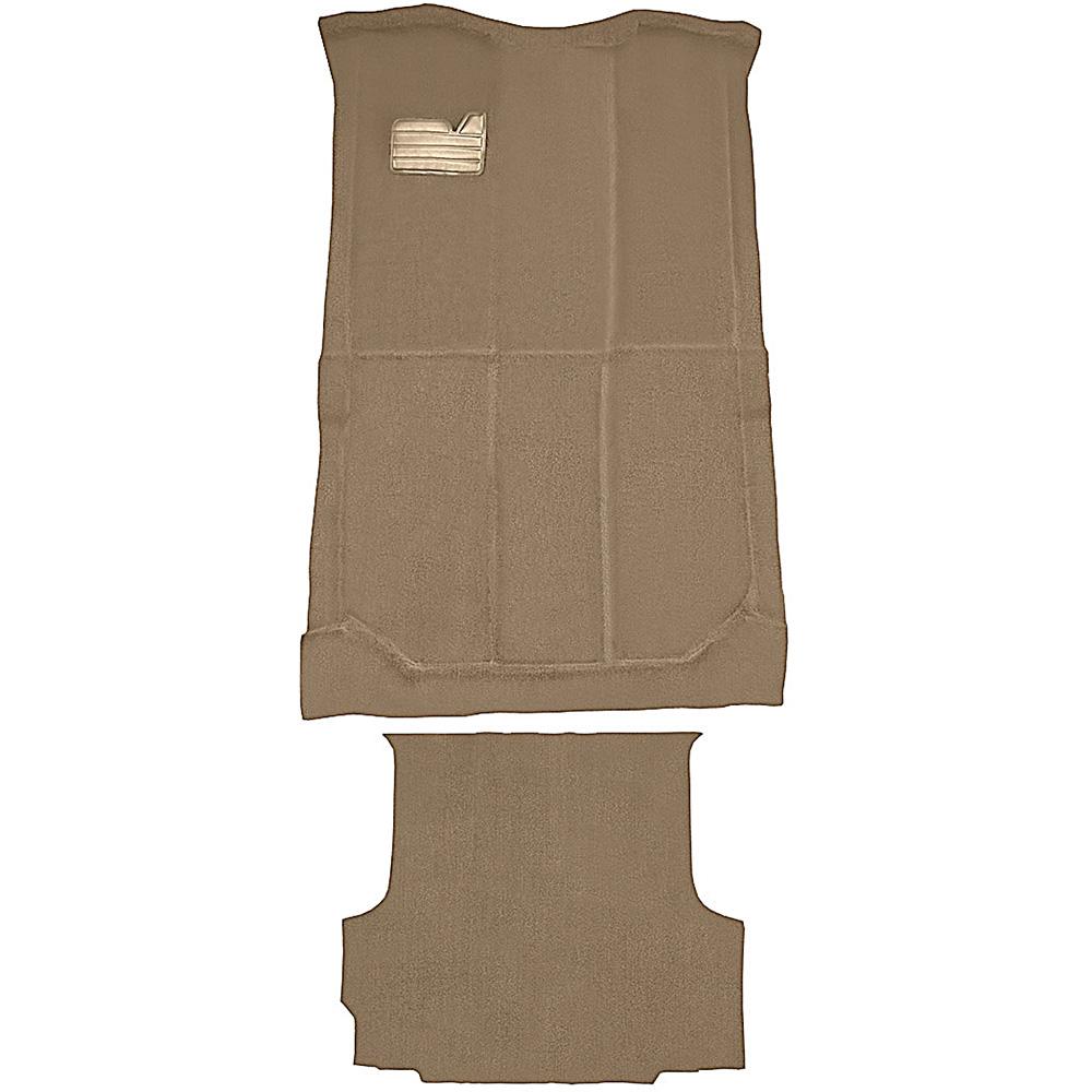 1992-99 Chevrolet/GMC Suburban Carpet Set Passenger and Cargo Area Die-Cut Cut Pile w/o Heat Vents Standard Backing Saddle