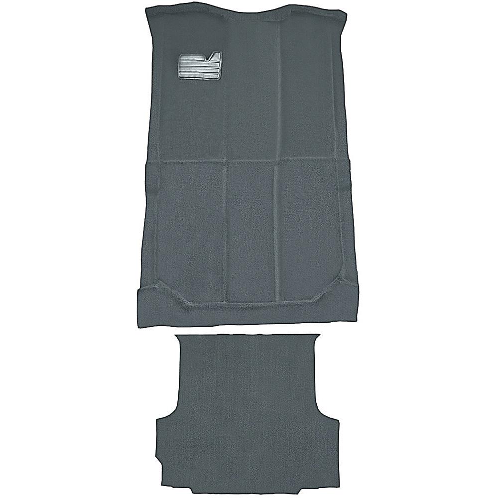 1992-99 Chevrolet/GMC Suburban Carpet Set Passenger and Cargo Area Die-Cut Cut Pile w/o Heat Vents Standard Backing Blue