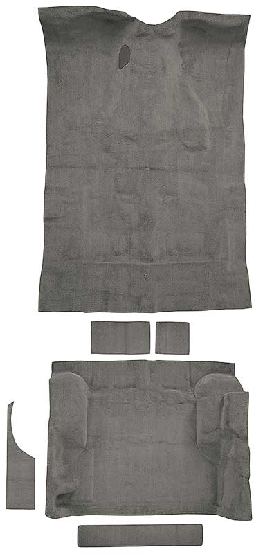 1995-05 Blazer/Jimmy Mid-Size/4-Door Carpet Set Passenger and Cargo Area Molded Cut Pile Standard Backing Taupe
