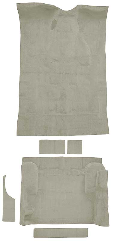 1995-05 Blazer/Jimmy Mid-Size/4-Door Carpet Set Passenger and Cargo Area Molded Cut Pile Standard Backing Antelope / Light Neutral