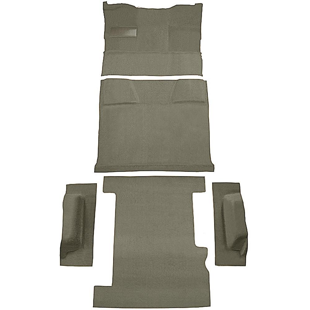 1981-91 Chevrolet, GMC Suburban 4-Door Molded Carpet Kit Cut Pile Standard Backing Column Shift Automatic Low Hump 2WD Sandalwood