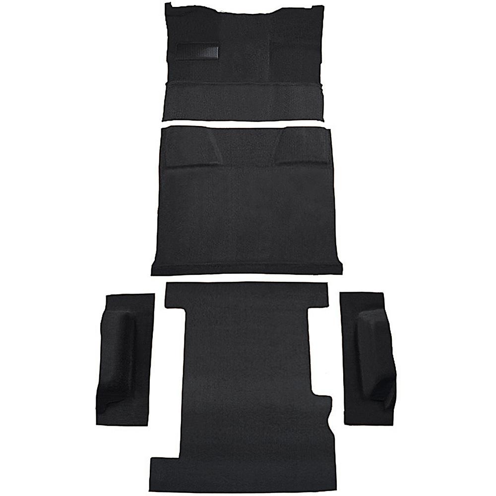 1981-91 Chevrolet, GMC Suburban 4-Door Molded Carpet Kit Cut Pile Standard Backing Column Shift Automatic Low Hump 2WD Charcoal