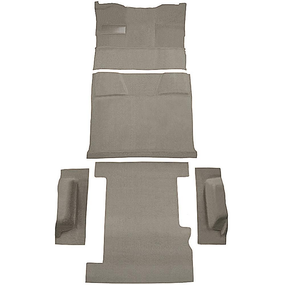 1981-91 Chevrolet, GMC Suburban 4-Door Molded Carpet Kit Cut Pile Standard Backing Column Shift Automatic Low Hump 2WD Medium Doeskin