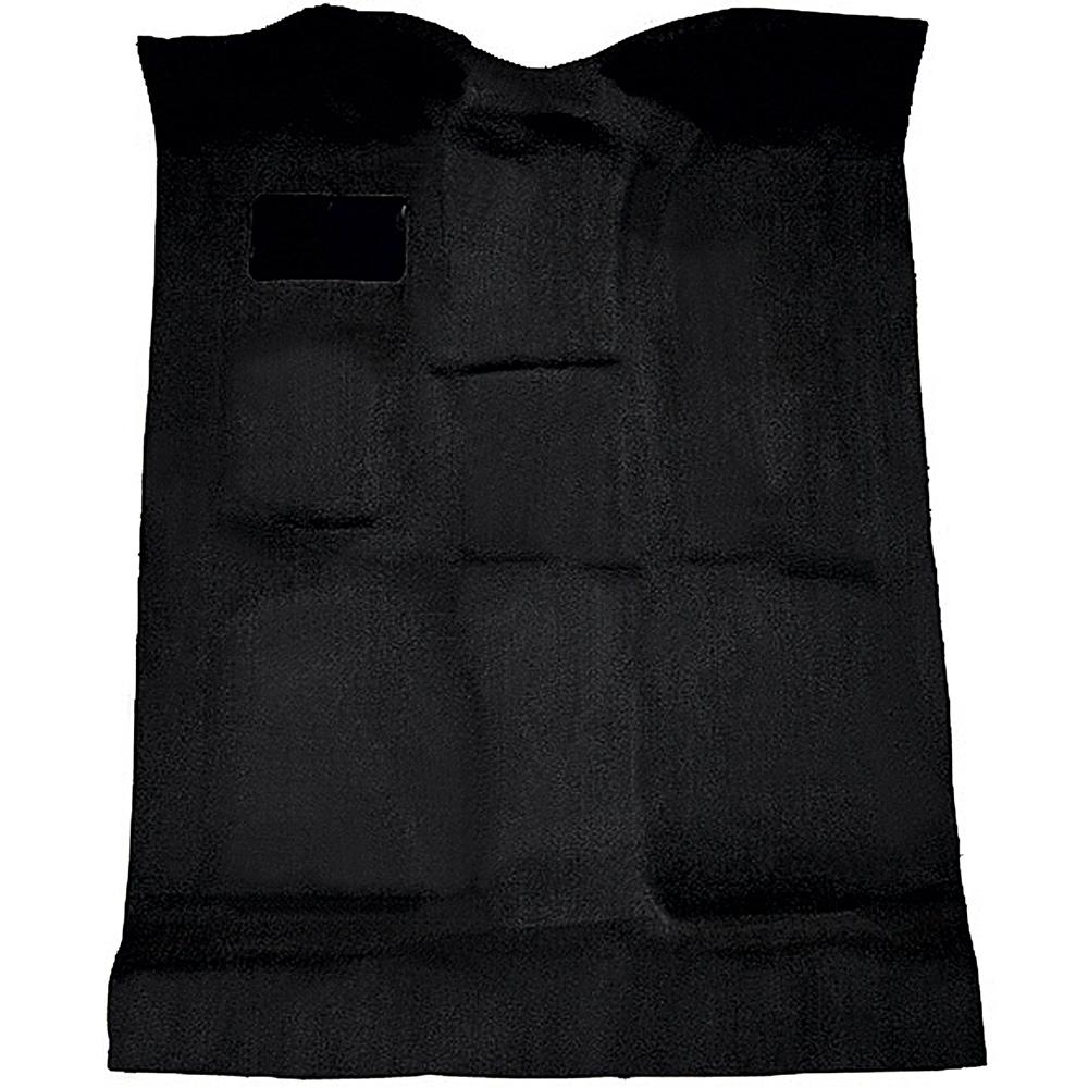 1999-07 Silverado/Sierra Truck Extra Cab 3/4-Door Carpet Set Complete Molded Standard Backing Cutpile Black