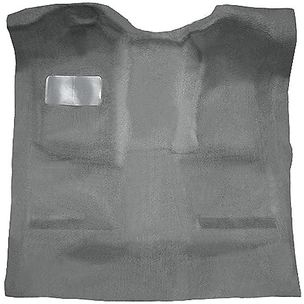 1999-07 Silverado/Sierra Truck Regular Cab Carpet Set Complete Molded Standard Backing Cutpile Medium Gray / Pewter