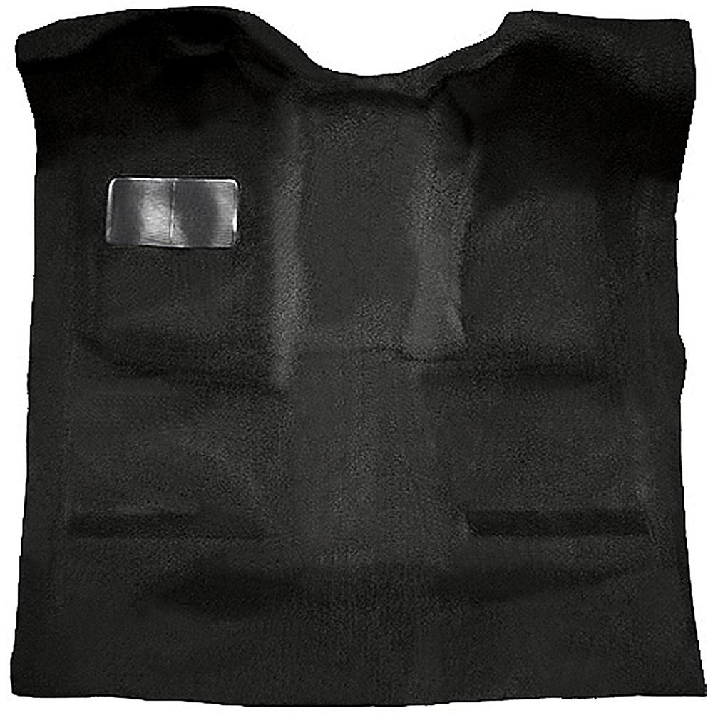 1999-07 Silverado/Sierra Truck Regular Cab Carpet Set Complete Molded Standard Backing Cutpile Ebony