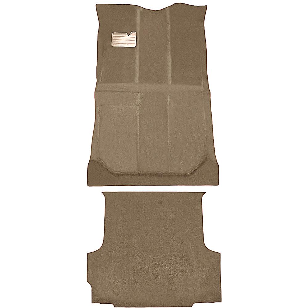 1992-99 Chevrolet/GMC Suburban Carpet Set Passenger and Cargo Area Die-Cut Cut Pile w/ Heat Vents Standard Backing Saddle