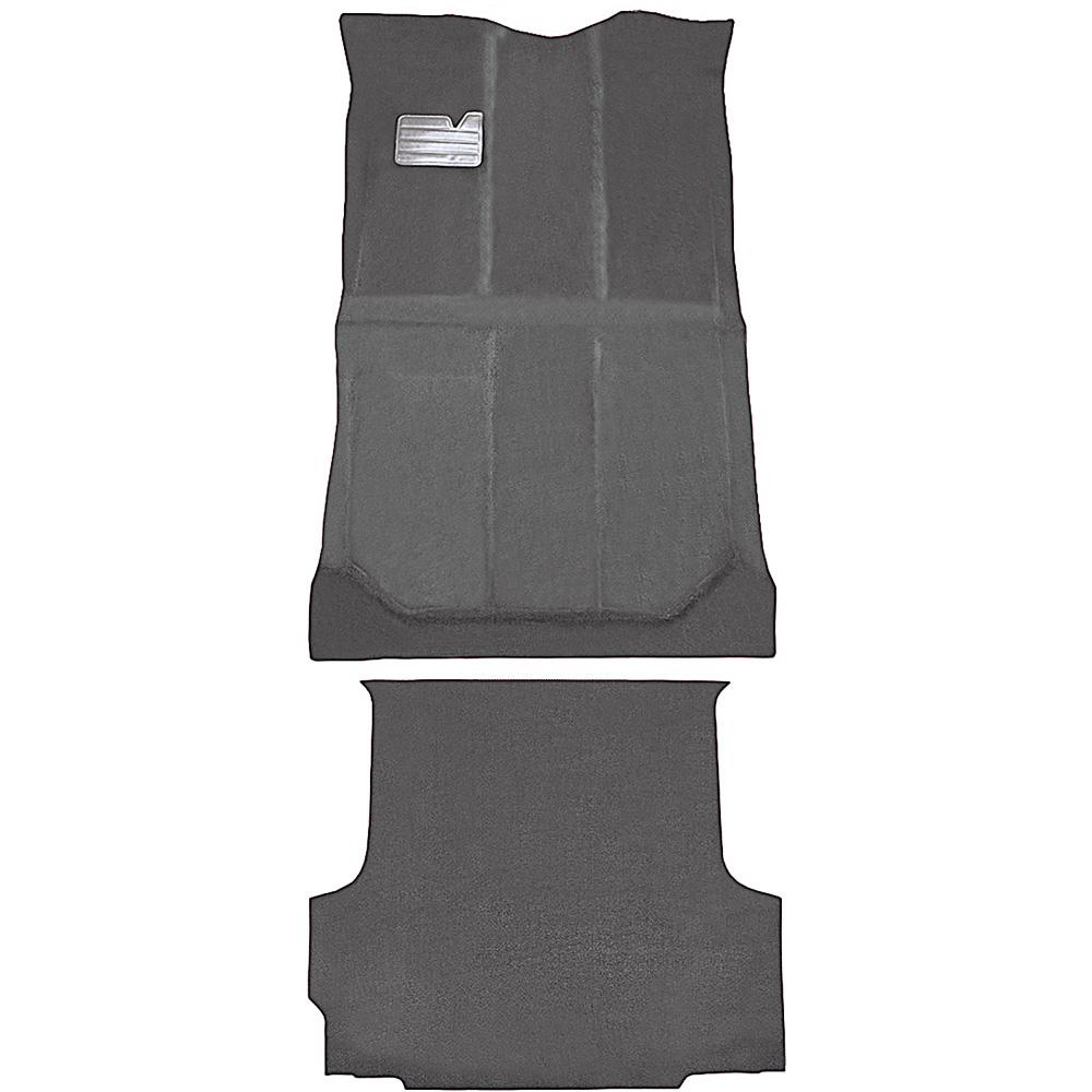 1992-99 Chevrolet/GMC Suburban Carpet Set Passenger and Cargo Area Die-Cut Cut Pile w/ Heat Vents Standard Backing Graphite