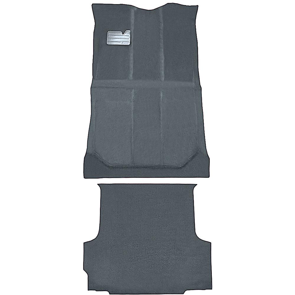 1992-99 Chevrolet/GMC Suburban Carpet Set Passenger and Cargo Area Die-Cut Cut Pile w/ Heat Vents Standard Backing Blue