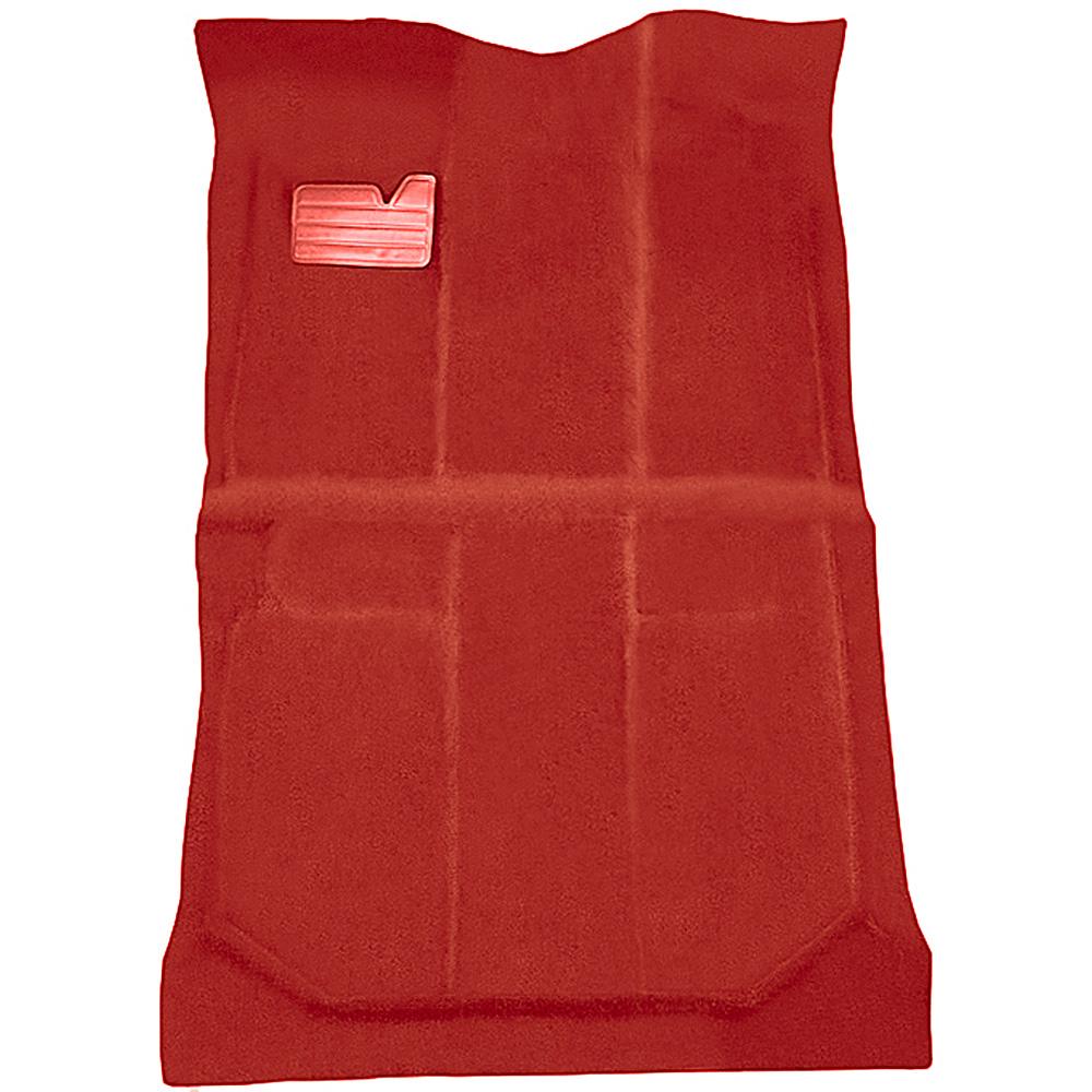 1992-99 Chevrolet/GMC Suburban Carpet Set Passenger Area Die-Cut Cut Pile w/ Heat Vents Standard Backing Red