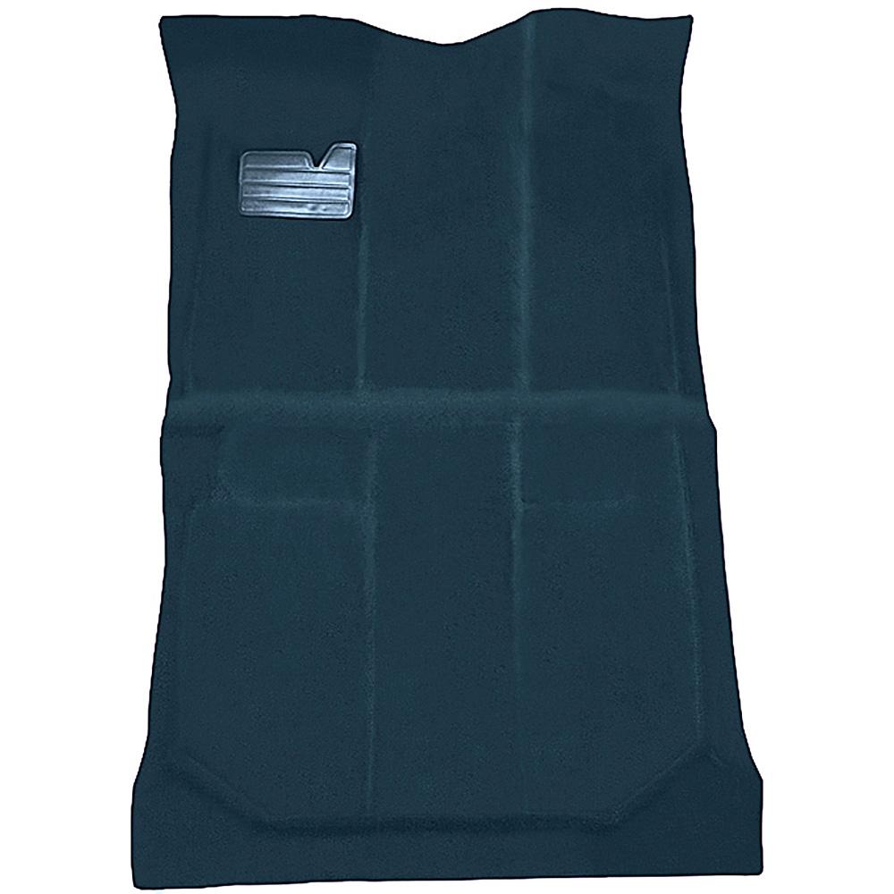 1992-99 Chevrolet/GMC Suburban Carpet Set Passenger Area Die-Cut Cut Pile w/ Heat Vents Standard Backing Dark Blue