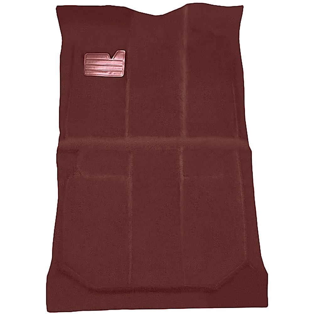 1992-99 Chevrolet/GMC Suburban Carpet Set Passenger Area Die-Cut Cut Pile w/ Heat Vents Standard Backing Maroon
