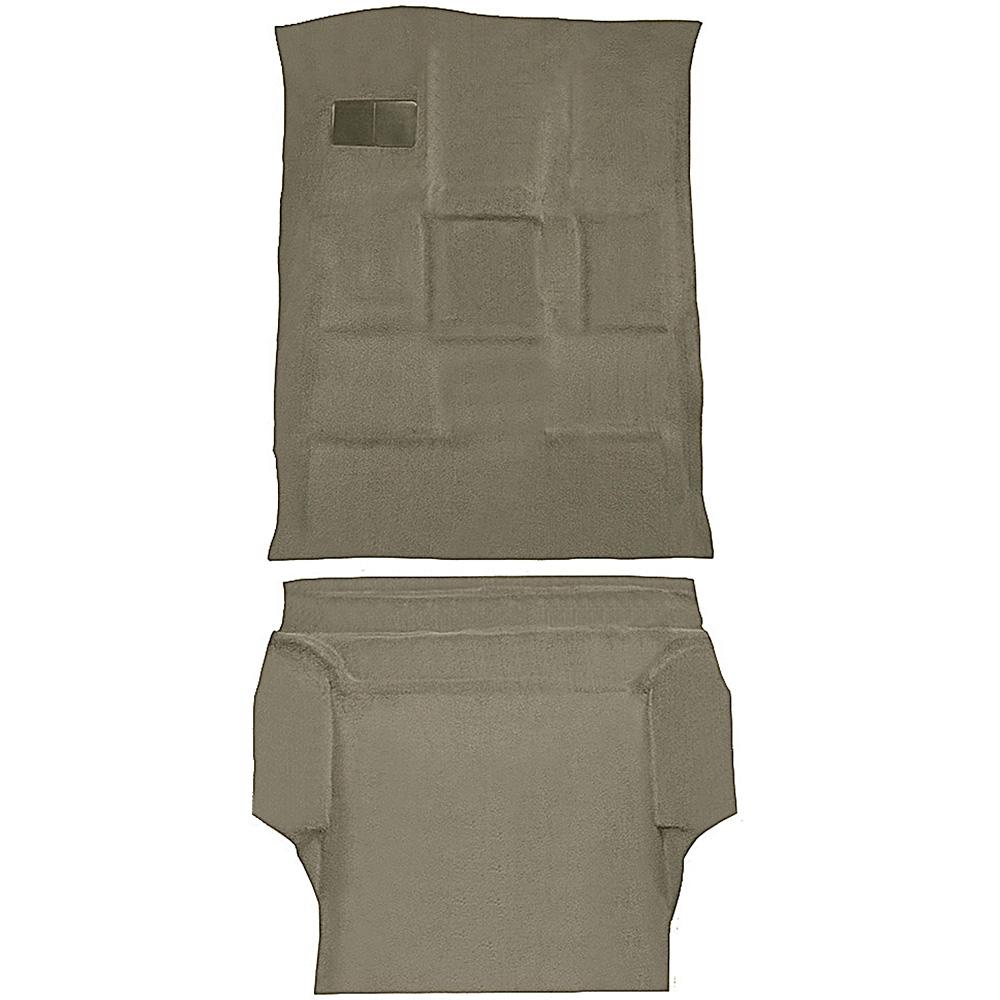 2000-06 Tahoe/Yukon Full-Size/4-Door Carpet Set Passenger and Cargo Area Molded Standard Backing Cutpile Medium Beige