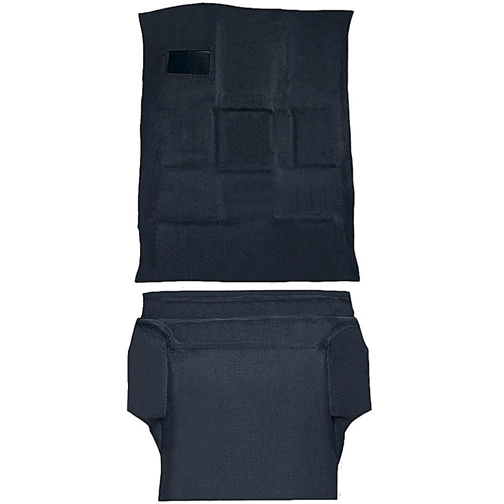 2000-06 Tahoe/Yukon Full-Size/4-Door Carpet Set Passenger and Cargo Area Molded Standard Backing Cutpile Navy Blue
