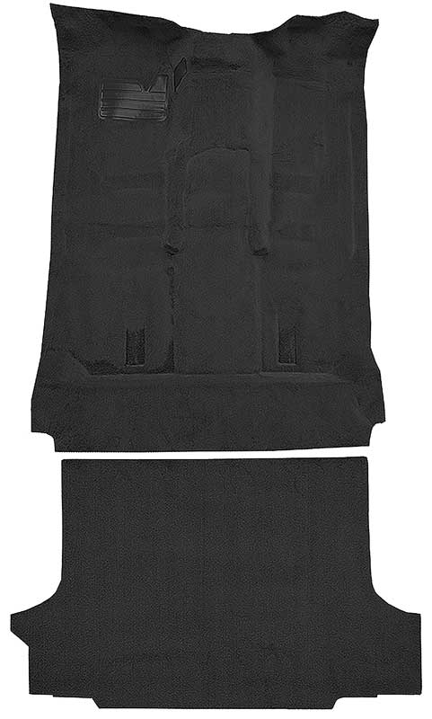 1992-99 Blazer/Tahoe/Yukon Full-Size/2-Door Carpet Set Complete Molded Standard Backing w/ Heat Vents Cutpile Charcoal