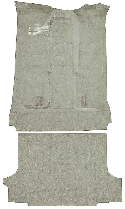 1992-99 Blazer/Tahoe/Yukon Full-Size/2-Door Carpet Set Complete Molded Standard Backing w/ Heat Vents Cutpile Antelope / Light Neutral