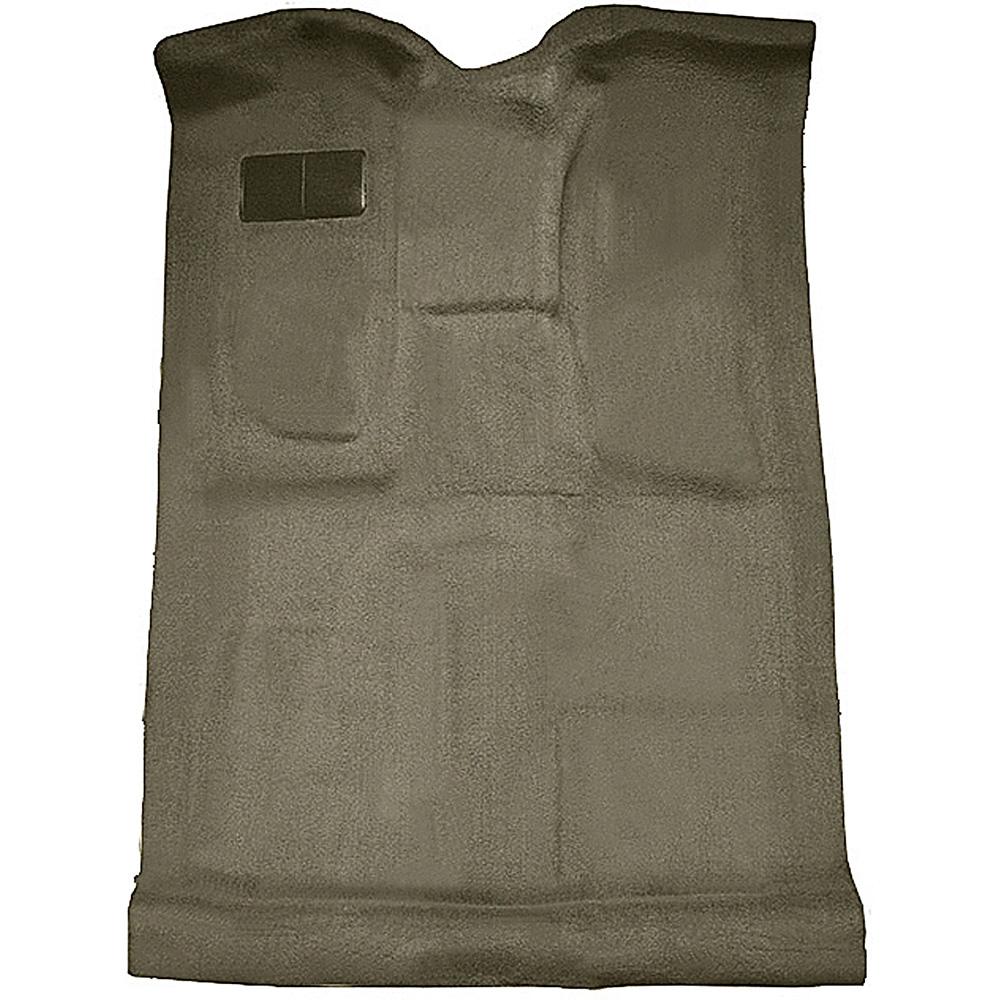 1999-07 Silverado/Sierra/Avalanche Truck Crew Cab Carpet Set Complete Molded Standard Backing Cutpile Medium Beige