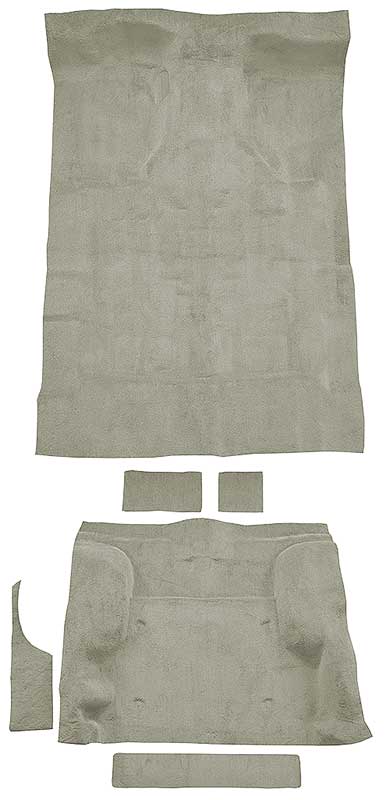 1995-05 Blazer/Jimmy Mid-Size/2-Door Carpet Set Complete Molded Standard Backing Cutpile Antelope / Light Neutral