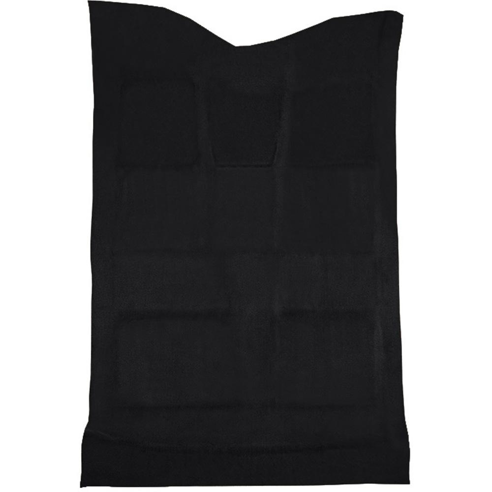 2007-14 Silverado/Sierra/Avalanche Crew Cab Truck Carpet Set Complete w/o Heel Pad Molded Standard Backing Cutpile Black