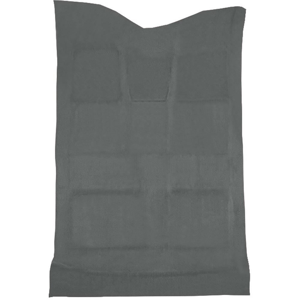 2007-14 Silverado/Sierra/Avalanche Crew Cab Truck Carpet Set Complete w/o Heel Pad Molded Standard Backing Cutpile Mist Gray