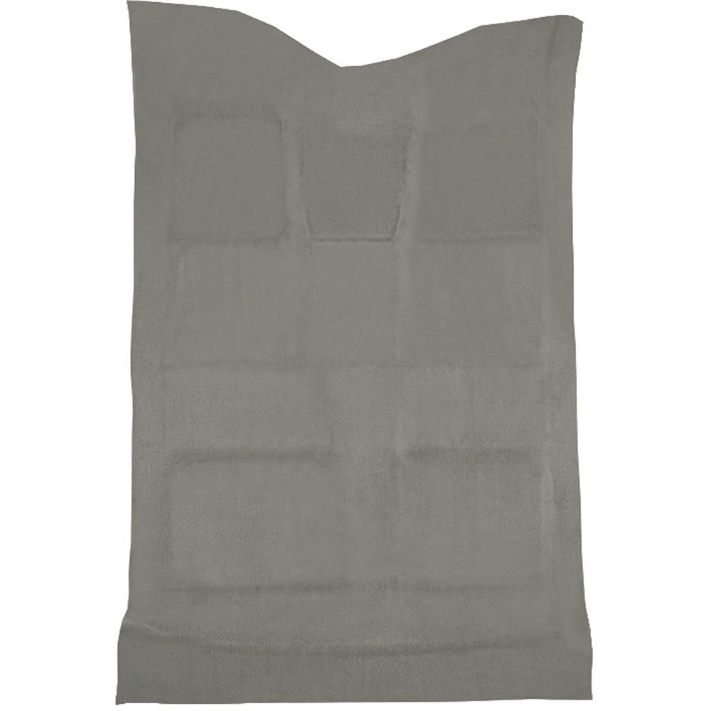 2007-14 Silverado/Sierra/Avalanche Crew Cab Truck Carpet Set Complete w/o Heel Pad Molded Standard Backing Cutpile Medium Sand Gray