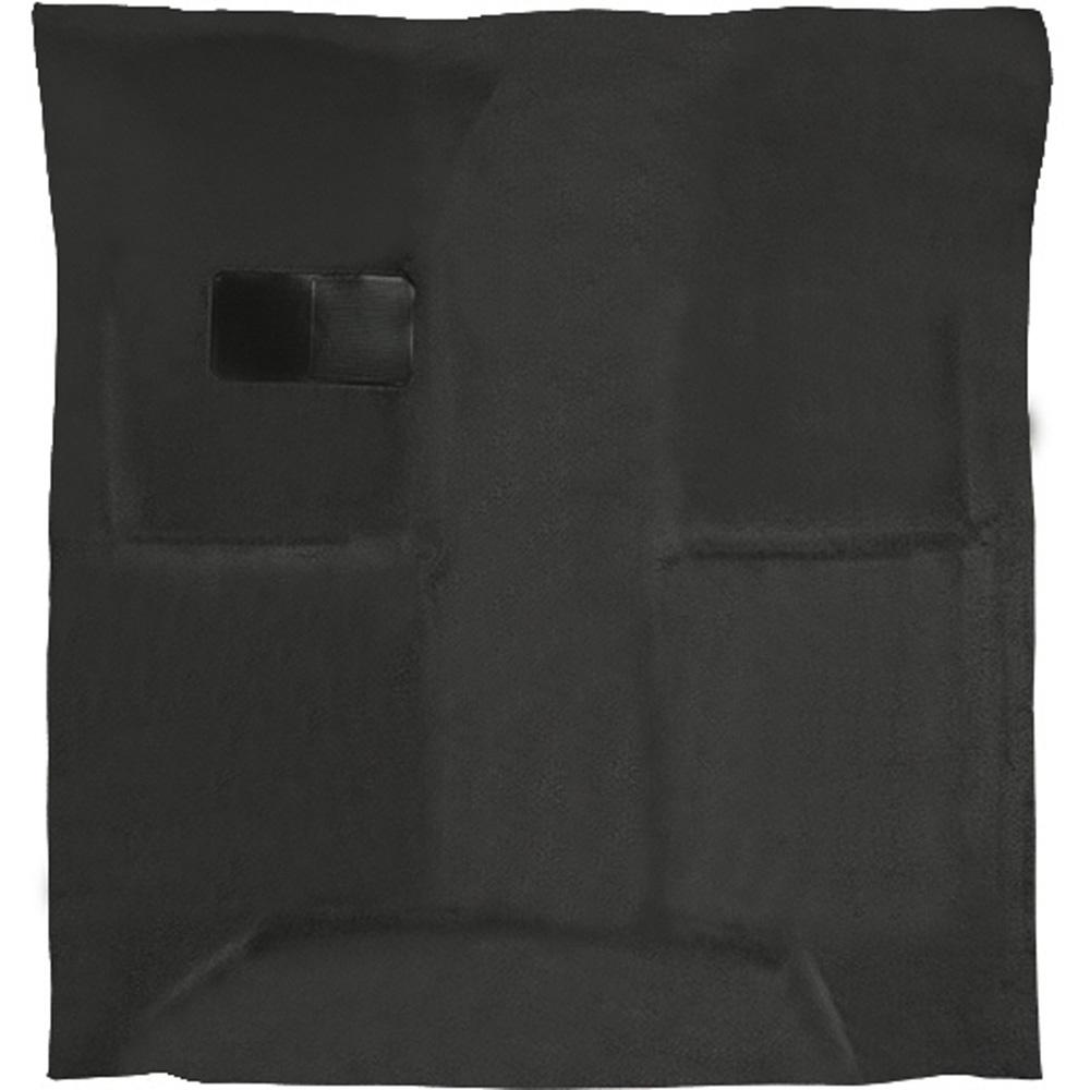 2007-14 Silverado/Sierra Truck Regular Cab Carpet Set Complete w/o Heel Pad Molded Standard Backing Cutpile Ebony
