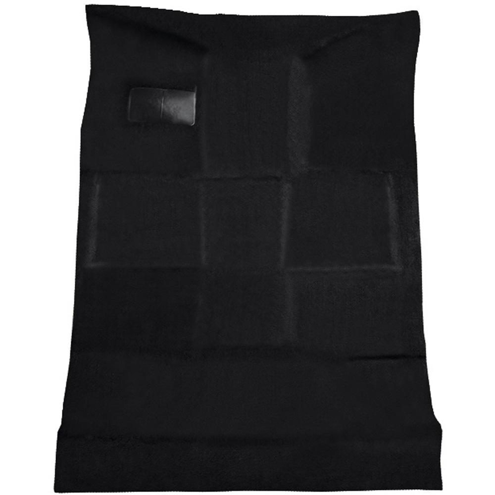 2007-14 Silverado/Sierra Truck Extra Cab Carpet Set Complete w/o Heel Pad Molded Standard Backing Cutpile Black