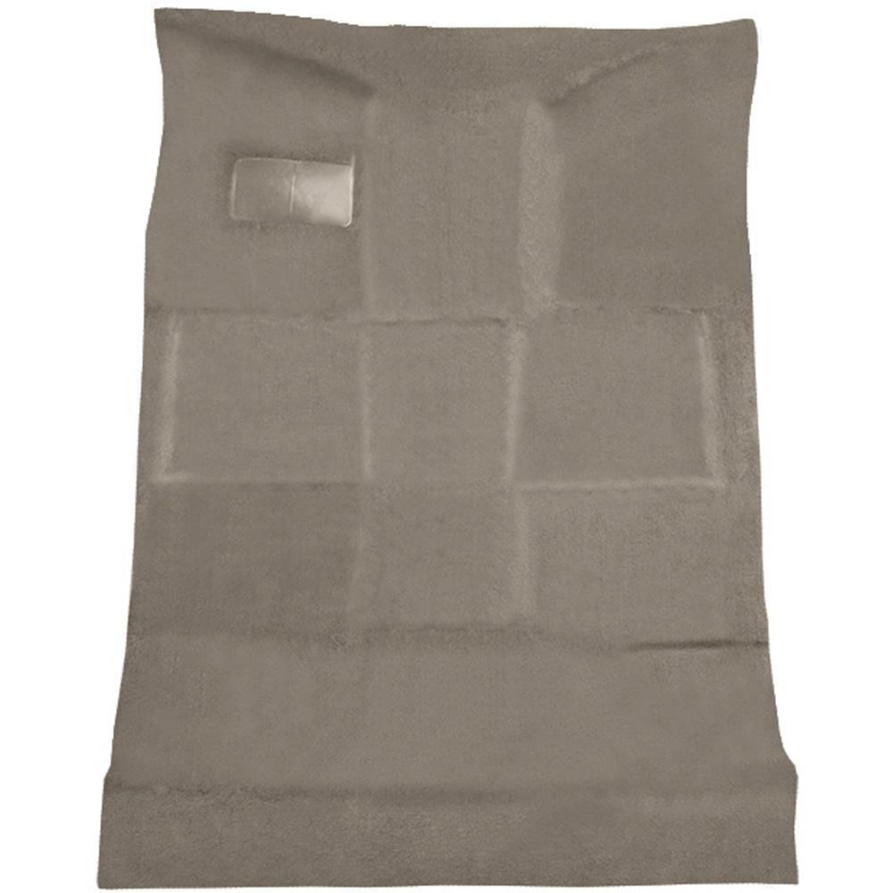 2007-14 Silverado/Sierra Truck Extra Cab Carpet Set Complete w/o Heel Pad Molded Standard Backing Cutpile Gray