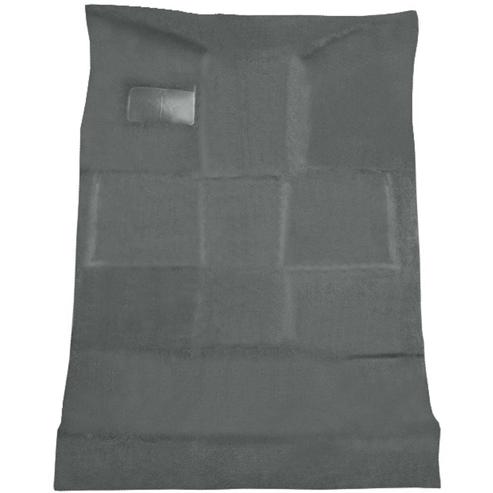 2007-14 Silverado/Sierra Truck Extra Cab Carpet Set Complete w/o Heel Pad Molded Standard Backing Cutpile Mist Gray